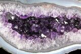 Purple Amethyst Geode - Uruguay #83658-2